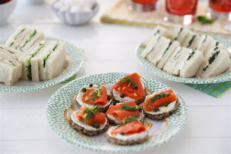 Smoked Salmon Tea Sandwiches Recipe Reily Products