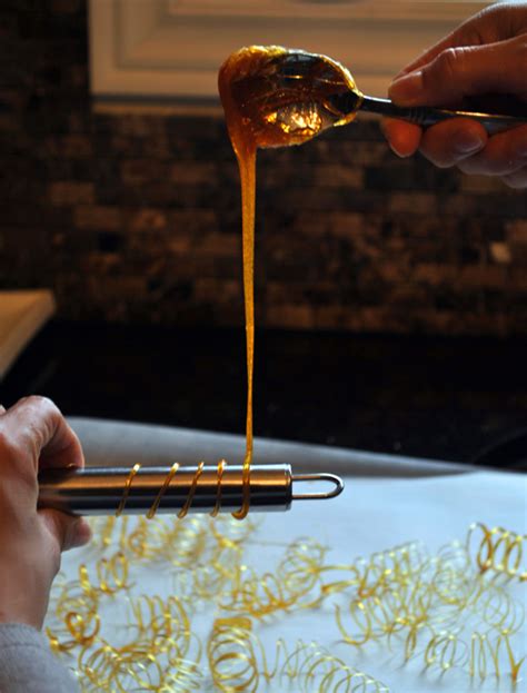 How to make caramel cages Sugar Work: Caramel Spiral | Duhlicious