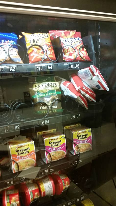 Got Chips Stuck In A Vending Machine Bought Another Bag To Knock Them
