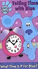 Blue S Clues Telling Time With Blue Vhs Nick Jr Educational Retro Picclick Uk