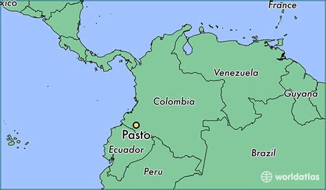 Where Is Pasto Colombia Pasto Narino Map