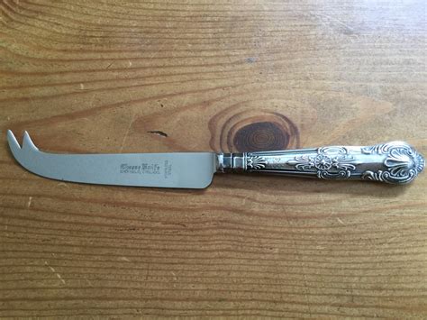 Vintage Sterling Silver Handled Cheese Knife With Original Box Etsy