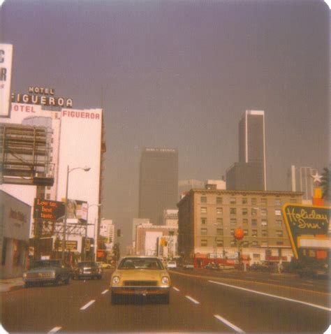 Figueroa Street Downtown Los Angeles 1977 As You