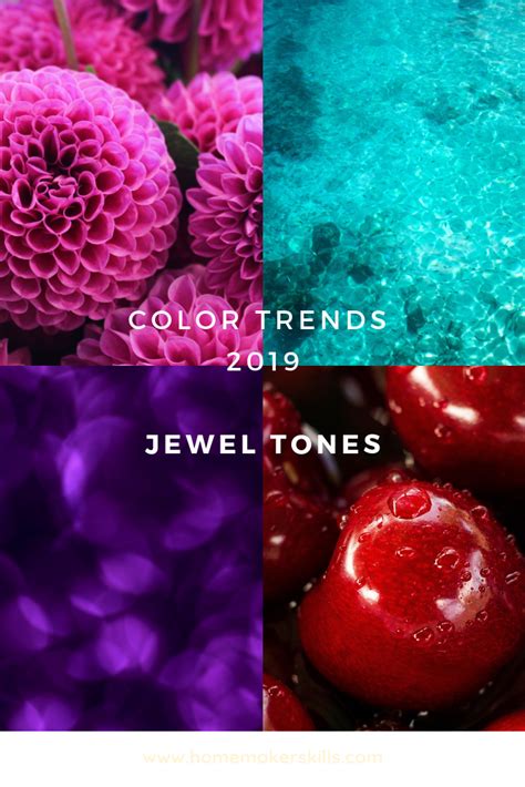Color Trends 2019 Jewel Tones Jewel Tone Color Palette Jewel