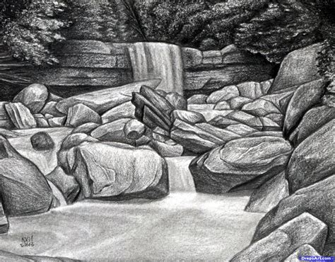 How To Draw A Creek Step By Step Watermasses Landmarks And Places