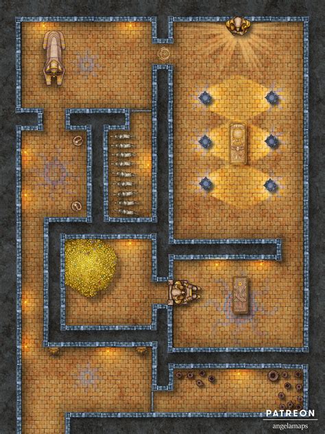 Pharaoh Tomb Angela Maps Free Static And Animated Battle Maps For My