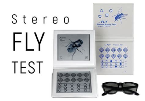 Stereopsis Fly Test Stereo Acuity Test With Adult And Pediatric Goggles