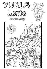 Kleurplaat Groep 5 Lente