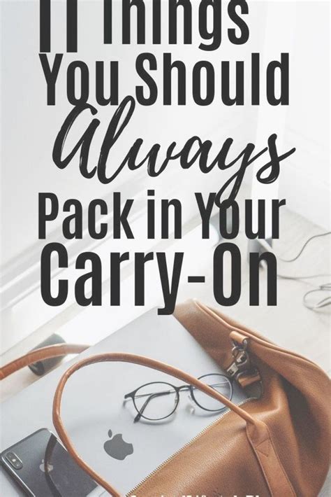 Im Sharing With You The 11 Things I Think You Should Always Bring With