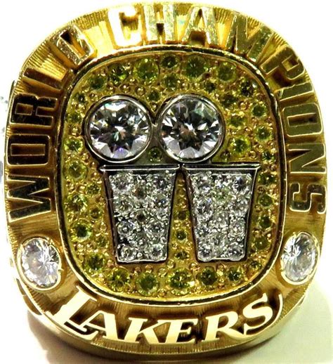 Shaquille Oneal 2001 Los Angeles Lakers Championship Diamond Gold Ring