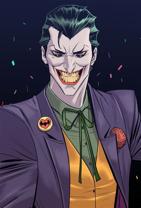 Classic Joker On Behance Joker Cartoon