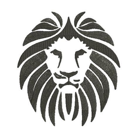 Lion Embroidery Design For Machine Embroidery Instant Etsy