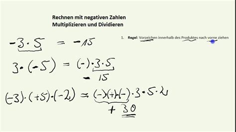 Die regeln sind dieselben, da man jede division rationaler zahlen als multiplikation schreiben kann. Rationale Zahlen Multiplizieren und Dividieren - YouTube