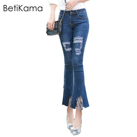 Betikama Push Up Jeans Woman 2017 Summer Sexy High Waisted Jeans Skinny