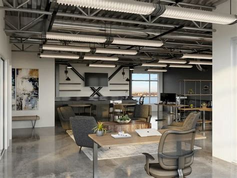 Before And After Industrial Open Concept Office Design Decorilla