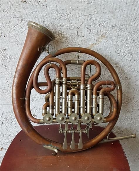 Ic1814 Antique French Horn Legacy Vintage Building Materials And Antiques