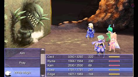 Final Fantasy Iv Remake Sealed Cave Boss Fight Demon Wall Part 35