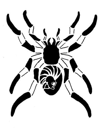 Neon Tarantula Stencil I Modified The Image Of Zoog For Ea Flickr