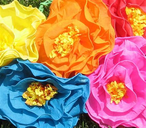 How To Make Mexican Paper Flowers With Tissue Paper