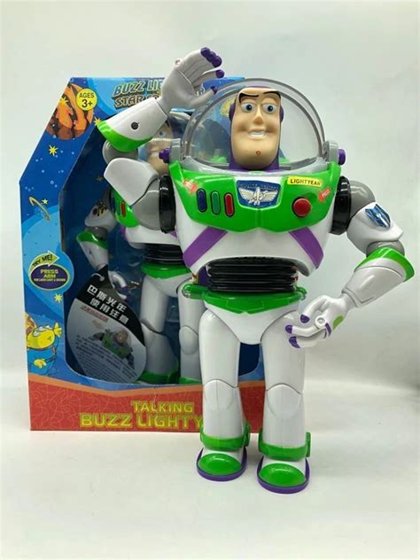 Buzz Lightyear Toy Story Boneco Falante 30 Cm Disney Parks