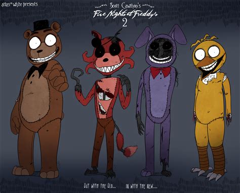 Five Nights At Freddys 2 Fnaf Drawings Animal Drawings Five Nights