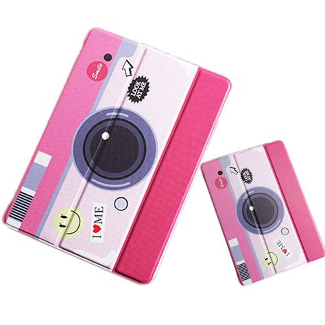 Obeross Lovely Cute Fashion Smile Painted Flip Cover For Ipad Mini 4