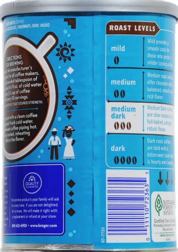 Kroger® Colombian Medium Dark Roast Ground Coffee 115 Oz Fred Meyer