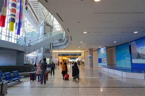 View Of Sendai Airport Interior An International Airport Located In