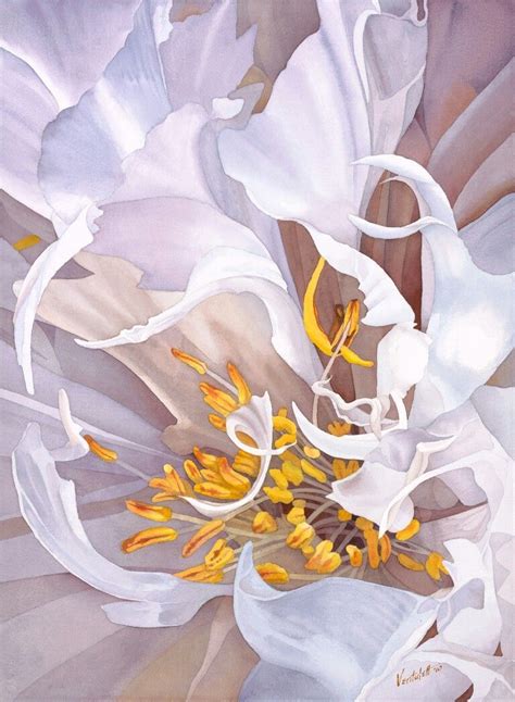 Watercolor Flowers Paintings Flower Art Painting Silk Painting