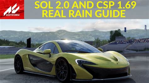 Assetto Corsa Mod Sol And CSP FULL Rain Install And