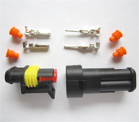 Buy Generic 10 Kit 2 Pin Way Waterproof Electrical Wire Connector Plug