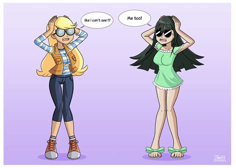 Commission Leni And Carly Crossdressing By Julex93 On Newgrounds