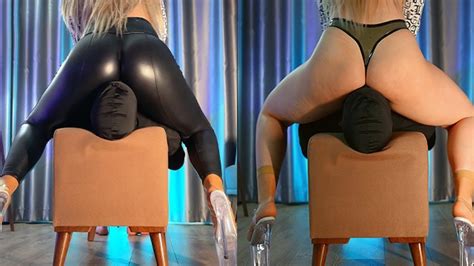Mistress Sacred Facesitting In Leather Leggings And Latex Thong