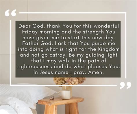 Friday Morning Prayer To Be Blessed Lift Your Name