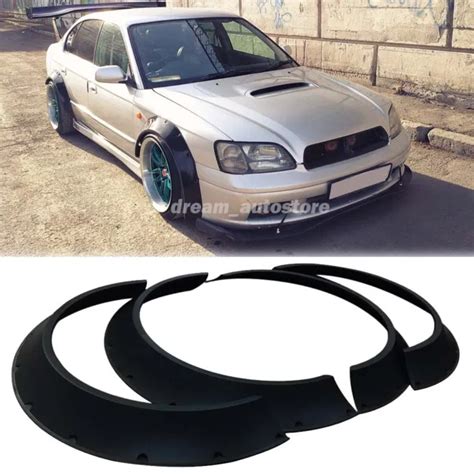 PCS FLEXIBLE FENDER Flares Over Wide Body Kit Wheel Arches For Subaru Legacy GT PicClick