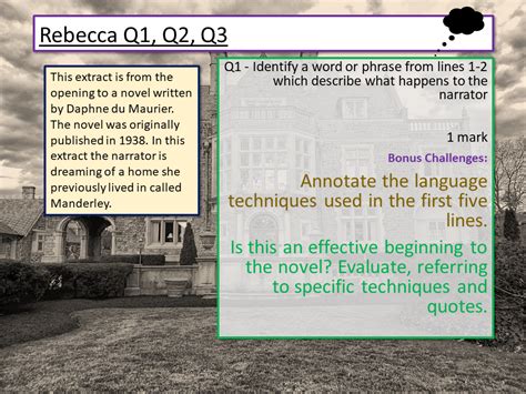 Edexcel English Language Paper 1 Q1 Q2 Q3 Teaching Resources