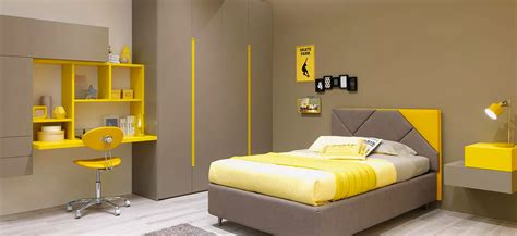 Camere da letto da esposizione scontate; Camera da letto per ragazzi, modello moderno in esposizione