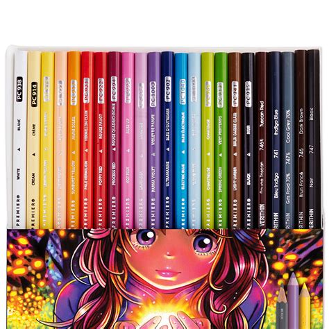 Flagship Stores Premier Colored Pencils 1 Manga Colors 23 Count