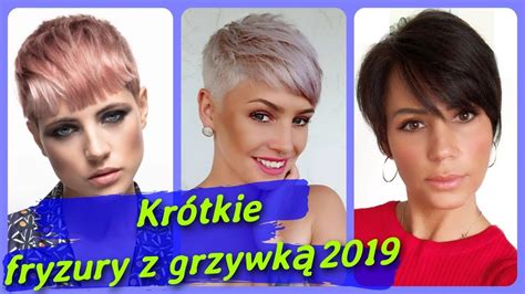 Top 20 modne krótkie fryzury damskie z grzywką 2019 - YouTube