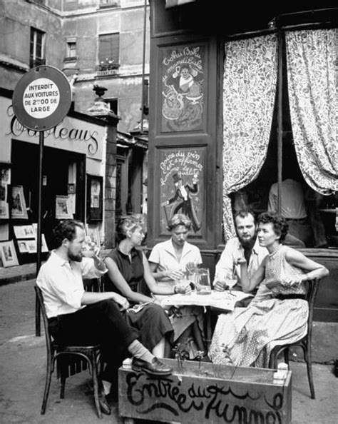 Photographthe Old Time Vintage Paris Paris Cafe Vintage Cafe