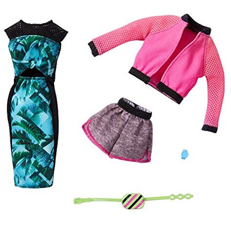 Barbie Fashions 2 Pack Clothing Set 2 Outfits Doll Include Pink Sport
