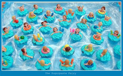 Swimming Party Cupcakes Decorated Cake By The Cakesdecor