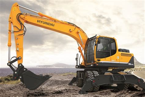 R140w 9a R180w 9a R210w 9a Wheeled Excavators Hyundai Construction