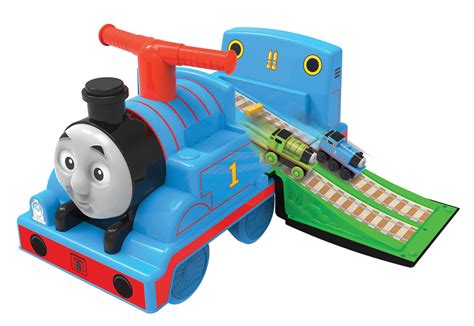 Thomas And Friends Fast Track Ride On Includes Two Mini Train Vehicles