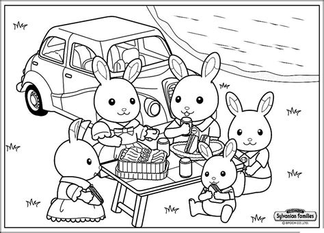 Calico Critters Coloring Pages to download and print for free