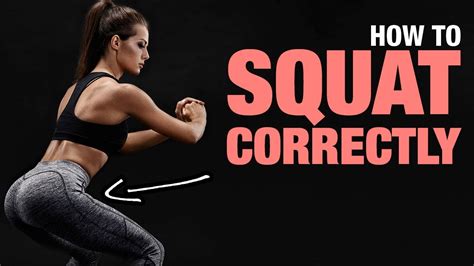 How To Squat Correctly Proper Squats Form Youtube