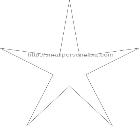6 Best Images Of Large Star Template Printable Large Star Template