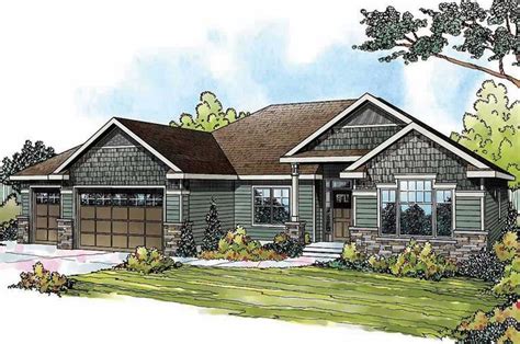 Craftsman Ranch Home With 3 Bedrms 2316 Sq Ft Plan 108 1520