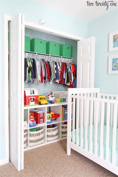 Toddler Closet Organizing Ideas Organizing Kids Room Boys Nursery