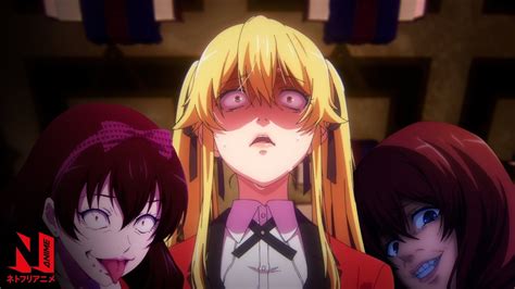 The Over The Top Faces Of Kakegurui Twin Netflix Anime Yayafa